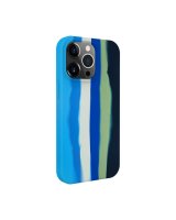  Evelatus Apple iPhone 14 Pro Silicone case Multi-Colored Blue 