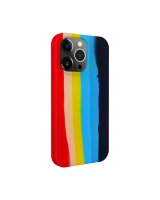  Evelatus Apple iPhone 14 Pro Silicone case Multi-Colored Rainbow 