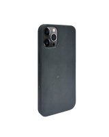  iLike Apple iPhone 12 / 12 Pro Silicone plastic case Eco Print Design Black 