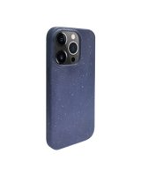  iLike Apple iPhone 13 Pro Max Silicone plastic case Eco Print Design Blue 