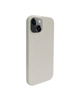  iLike Apple iPhone 14 Silicone plastic case Eco Print Design White 