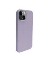  iLike Apple iPhone 14 Silicone plastic case Eco Print Design Flower Purple 