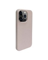  iLike Apple iPhone 14 Pro Silicone plastic case Eco Print Design Beige 