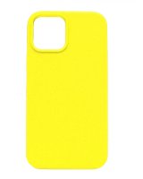  Evelatus Apple iPhone 12/12 Pro Premium Soft Touch Silicone Case Lemon Yellow 