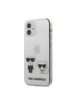 Karl Lagerfeld Apple iPhone 12 mini 5.4'' PC/TPU Karl &Choupette Cover Transparent 