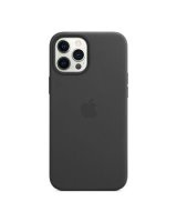  Apple Leather Case with MagSafe for iPhone 12 Pro Max Black 