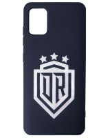  Evelatus Samsung A41 Soft Touch Silicone Case DR Logo N1 White Black 