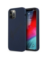  Guess Apple iPhone 12 Pro Max 6.7'' Vintage Silicone Cover Blue 