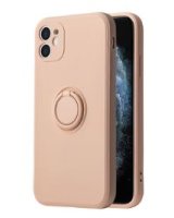  iLike Apple iPhone 11 SILICONE RING Pink 