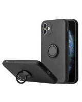  iLike Apple IPHONE 14 PRO MAX SILICONE RING Black 