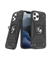  Wozinsky Apple iPhone 12 Pro Max Ring Armor Case Kickstand Tough Rugged Cover Black 