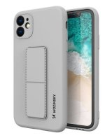  Wozinsky Apple iPhone 12 Pro Max Kickstand Case silicone case with stand Silver 