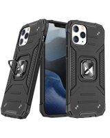  Wozinsky Apple iPhone 13 Pro Ring Armor Case Kickstand Tough Rugged Cover Black 