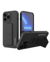  Wozinsky Apple Phone 13 Pro Max Kickstand Case silicone case with stand Black 