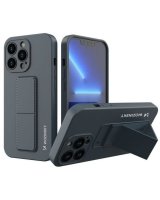  Wozinsky Apple iPhone 13 Pro Max Kickstand Case silicone case with stand Navy Blue 