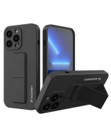  Wozinsky Apple iPhone 13 Pro silicone case with stand Kickstand Case Black 