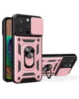  iLike - iPhone 14 Pro Max Armor Camshield case Pink 