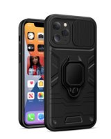  iLike Apple IPHONE 14 PRO MAX RING LENS CASE Black 