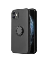  iLike Apple IPHONE 12 PRO SILICONE RING Black 