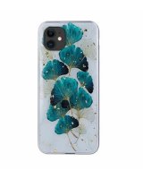  iLike Apple Gold Glam case for iPhone 11 leaves 