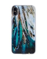  iLike Apple Gold Glam case for iPhone 14 6,1 Flower Power 