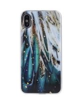  iLike Samsung Gold Glam case for Samsung Galaxy A13 5G / A04S feathers 