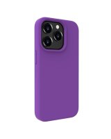  Evelatus Apple iPhone 15 Pro Max Premium Magsafe Soft Touch Silicone Case Deep Purple 
