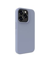  Evelatus Apple iPhone 15 Pro Max Premium Magsafe Soft Touch Silicone Case Lavender Gray 