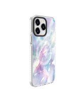  Evelatus Apple iPhone 15 Pro Max PC+TPU With MagSafe Customized Print Purple 