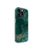  Evelatus Apple iPhone 15 Pro PC Customized Print Design Marble Turquoise 
