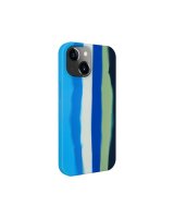  Evelatus Apple iPhone 15 Silicone case Multi-Colored Blue 