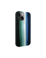  Evelatus Apple iPhone 15 Silicone case Multi-Colored Green 