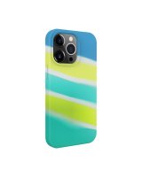  Evelatus Apple iPhone 15 Pro Max Silicone case Multi-Colored Yellow Green 