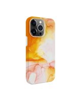  Evelatus Apple iPhone 15 Pro Premium Silicone case Customized Print Orange 