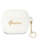  Guess Apple AirPods 3 cover Silicone Charm Heart Collection White 