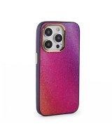  iLike Apple iPhone 14 Pro Print Desire Customized Diamonds Case Purple 