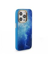  iLike Apple iPhone 14 Pro Print Desire Customized Diamonds Case Blue 