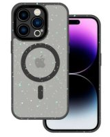  iLike Apple IPHONE 12 PRO MAX MAGNETIC SPLASH FROSTED CASE Transparent Black 