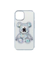  iLike Apple iPhone 11 Silicone Case Print Desire Bear Silver 
