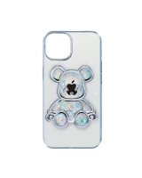  iLike Apple iPhone 13 Silicone Case Print Desire Bear Silver 