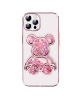  iLike Apple iPhone 13 Pro Silicone Case Print Desire Bear Pink 