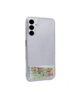  iLike Samsung Galaxy A14 5G Silicone Case Water Glitter Rainbow 