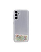 iLike Samsung Galaxy A34 5G Silicone Case Water Glitter Rainbow 