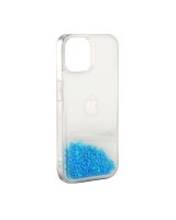  iLike Apple iPhone 11 Silicone Case Water Glitter Blue 
