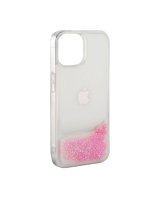  iLike Apple iPhone 11 Silicone Case Water Glitter Pink 