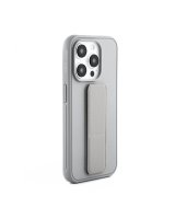  iLike Apple iPhone 15 Pro Silicone Case with stand Silver 