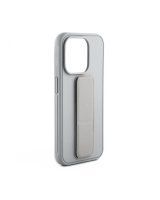 iLike Apple iPhone 15 Plus Silicone Case with stand Silver 