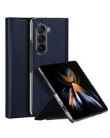  Dux Ducis Samsung Galaxy Z Fold5 5G Bril Leather Flip Wallet Case Blue 