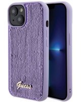  Guess Apple iPhone 15 HC SEQUIN SCRIPT METAL Purple 