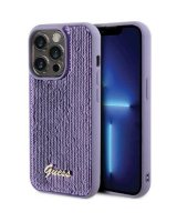  Guess Apple iPhone 15 Pro Max HC SEQUIN SCRIPT METAL Purple 